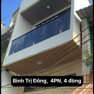 VIDEO NHÀ BÌNH TRỊ ĐÔNG, 4PN, 4 tỷ
