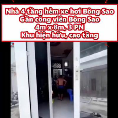 VIDEO NHÀ BÔNG SAO Q8. NHỈNH 4T