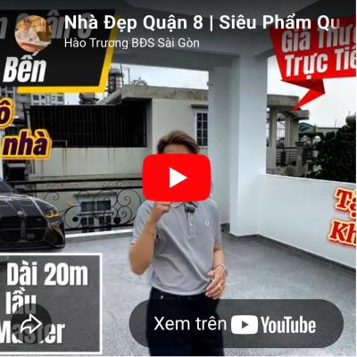 Mặt Tiền Đường Nội Bộ, Q8. 4x20m, 4 tầng, 4PN, 11tỷ