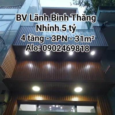 Nhà gần bệnh viện Lãnh Binh Thắng. Quận 11, nhỉnh 5 tỷ
